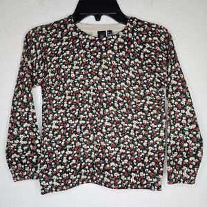 NWT Volcom Girl's Floral Sweater Size XS(5-6)